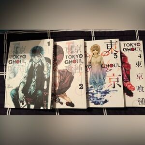 Tokyo Ghoul Books by Sui Ishida Volumes 1-4